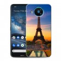 Дизайнерский пластиковый чехол для Nokia 8.3 Париж