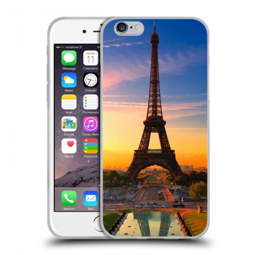 Дизайнерский пластиковый чехол для Iphone 6/6s Париж