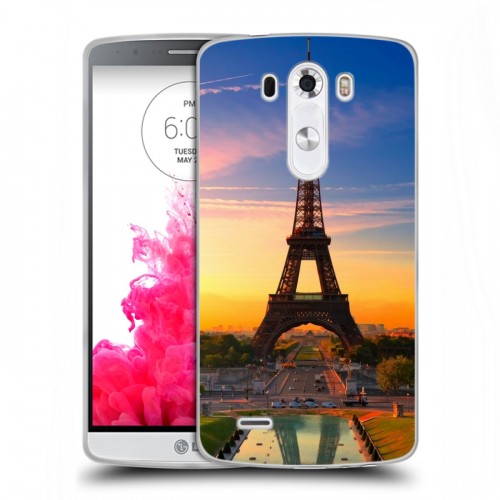 Дизайнерский пластиковый чехол для LG G3 (Dual-LTE) Париж