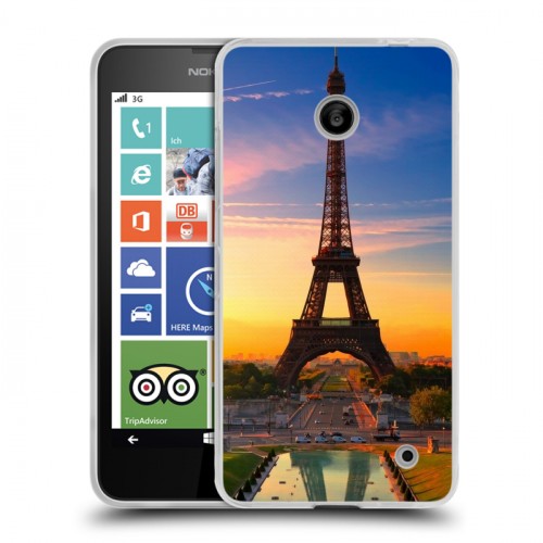 Дизайнерский пластиковый чехол для Nokia Lumia 630/635 Париж