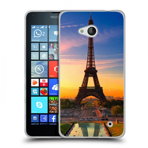 Дизайнерский пластиковый чехол для Microsoft Lumia 640 Париж