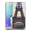 Дизайнерский пластиковый чехол для Samsung Galaxy S6 Edge Plus Париж