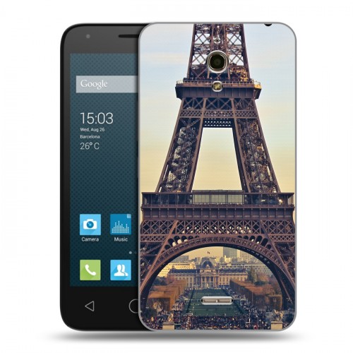 Дизайнерский силиконовый чехол для Alcatel One Touch Pixi 4 (6) Париж