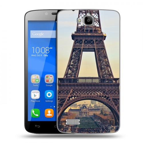 Дизайнерский пластиковый чехол для Huawei Honor 3C Lite Париж