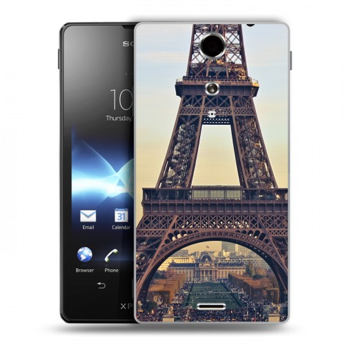 Дизайнерский пластиковый чехол для Sony Xperia TX Париж