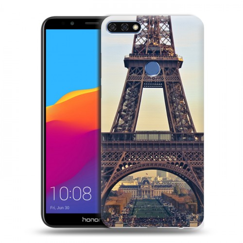 Дизайнерский пластиковый чехол для Huawei Honor 7C Pro Париж