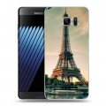 Дизайнерский пластиковый чехол для Samsung Galaxy Note 7 Париж
