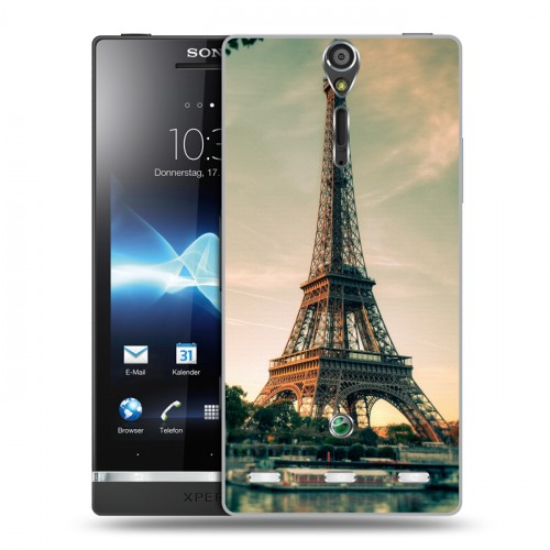 Дизайнерский пластиковый чехол для Sony Xperia S Париж