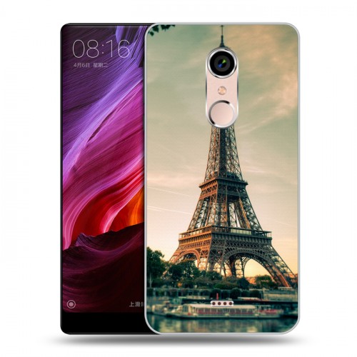 Дизайнерский силиконовый чехол для BQ Strike Selfie Max Париж