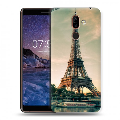 Дизайнерский пластиковый чехол для Nokia 7 Plus Париж