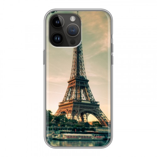 Дизайнерский пластиковый чехол для Iphone 14 Pro Max Париж