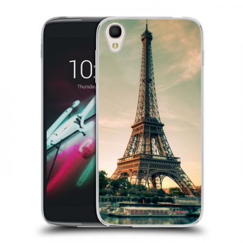 Дизайнерский пластиковый чехол для Alcatel One Touch Idol 3 (4.7) Париж