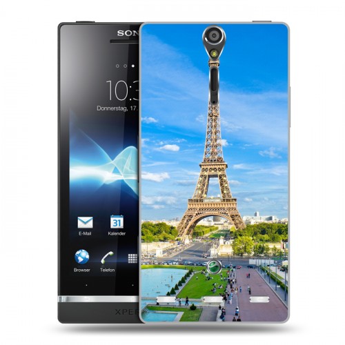 Дизайнерский пластиковый чехол для Sony Xperia S Париж