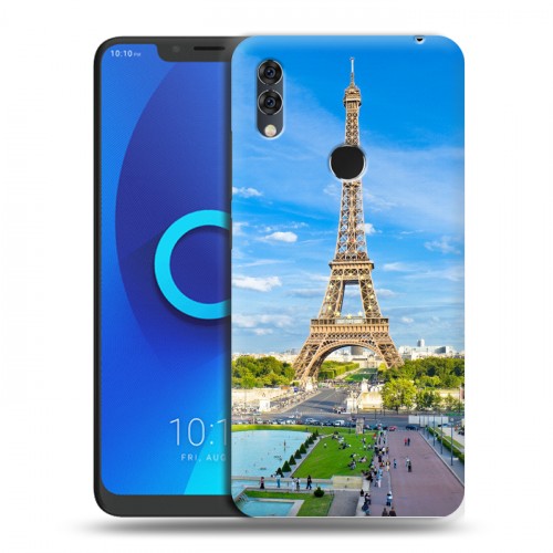 Дизайнерский силиконовый чехол для Alcatel 5V Париж