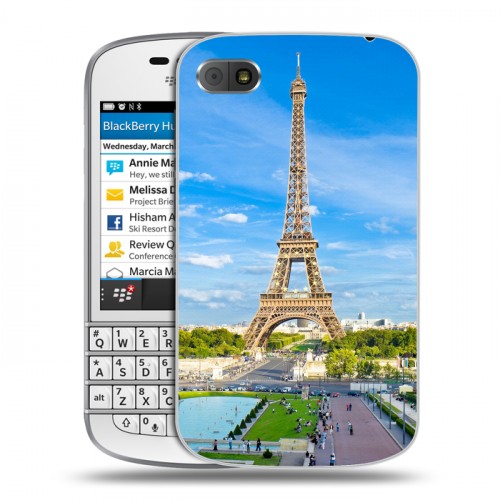 Дизайнерский пластиковый чехол для BlackBerry Q10 Париж