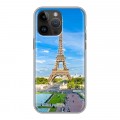 Дизайнерский силиконовый чехол для Iphone 14 Pro Max Париж