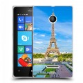 Дизайнерский пластиковый чехол для Microsoft Lumia 435 Париж