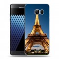 Дизайнерский пластиковый чехол для Samsung Galaxy Note 7 Париж