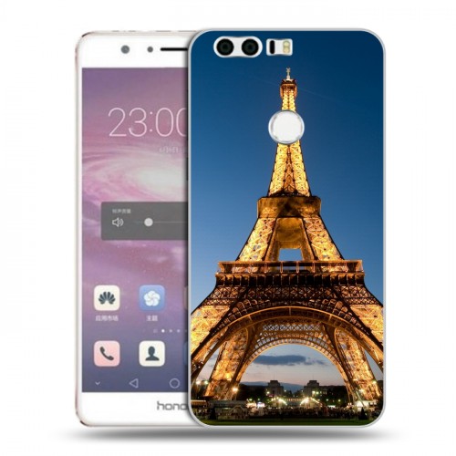 Дизайнерский пластиковый чехол для Huawei Honor 8 Париж