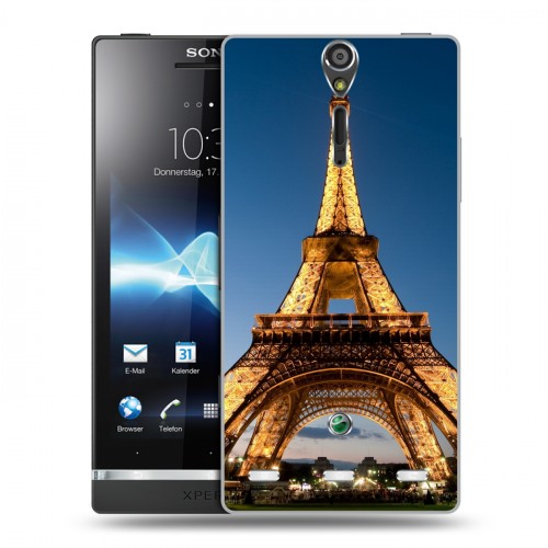 Дизайнерский пластиковый чехол для Sony Xperia S Париж