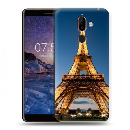 Дизайнерский пластиковый чехол для Nokia 7 Plus Париж