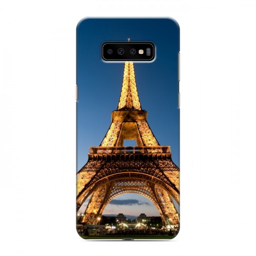 Дизайнерский пластиковый чехол для Samsung Galaxy S10 Plus Париж