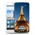 Дизайнерский пластиковый чехол для Huawei Ascend D2 Париж