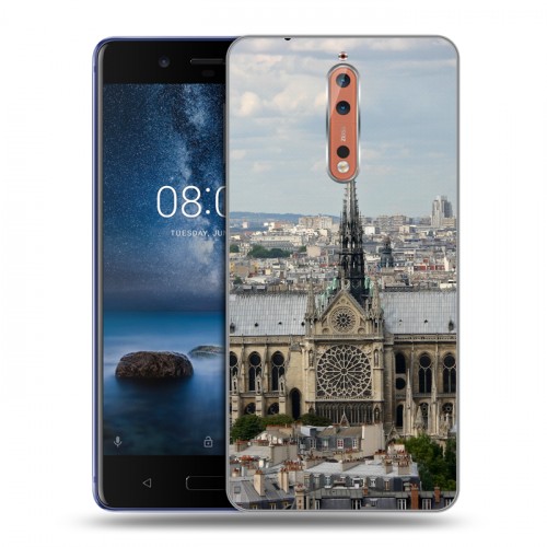 Дизайнерский пластиковый чехол для Nokia 8 Париж