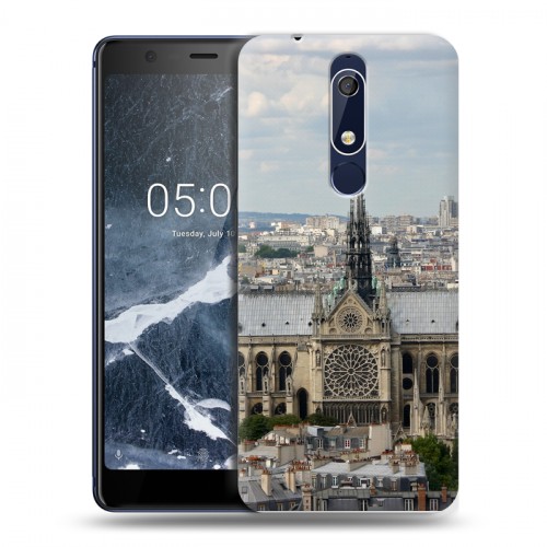 Дизайнерский пластиковый чехол для Nokia 5.1 Париж