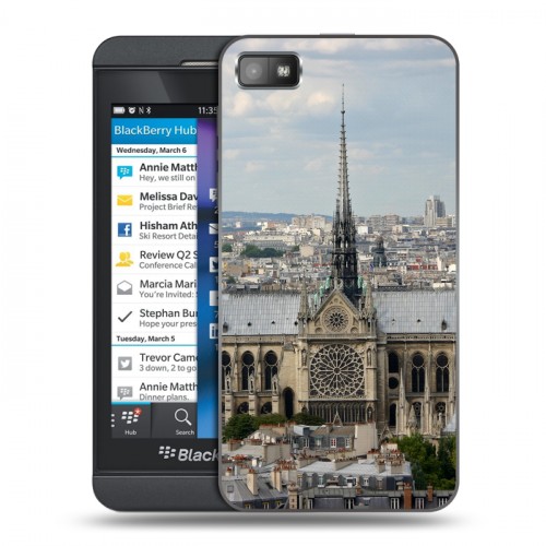 Дизайнерский пластиковый чехол для BlackBerry Z10 Париж