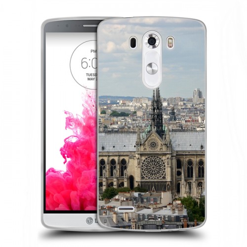 Дизайнерский силиконовый чехол для LG G3 (Dual-LTE) Париж