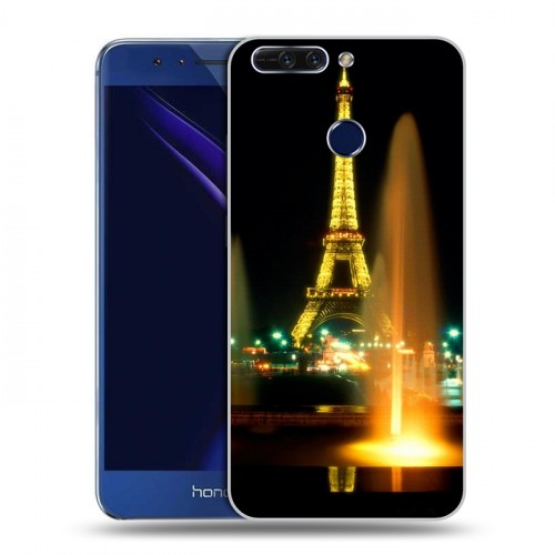 Дизайнерский пластиковый чехол для Huawei Honor 8 Pro Париж
