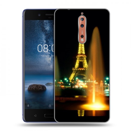 Дизайнерский пластиковый чехол для Nokia 8 Париж