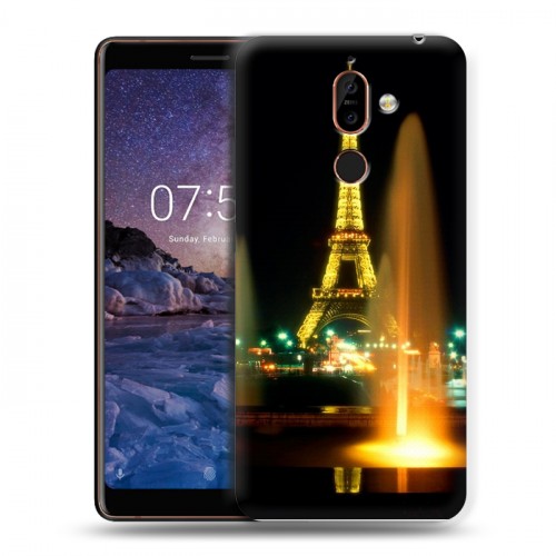 Дизайнерский пластиковый чехол для Nokia 7 Plus Париж