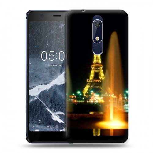 Дизайнерский пластиковый чехол для Nokia 5.1 Париж