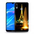 Дизайнерский пластиковый чехол для Huawei Y6 (2019) Париж