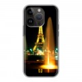 Дизайнерский силиконовый чехол для Iphone 14 Pro Париж