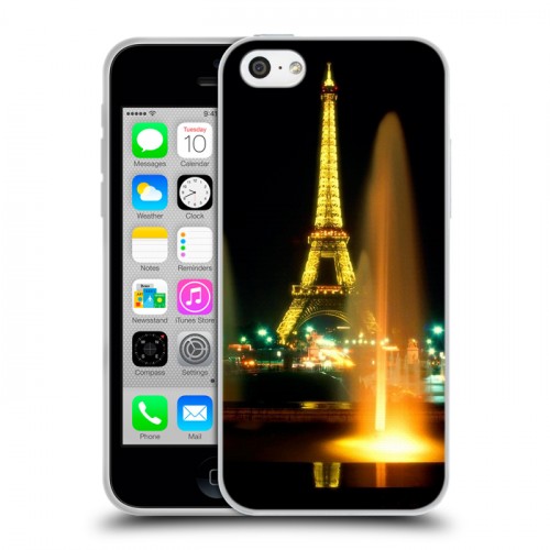 Дизайнерский пластиковый чехол для Iphone 5c Париж