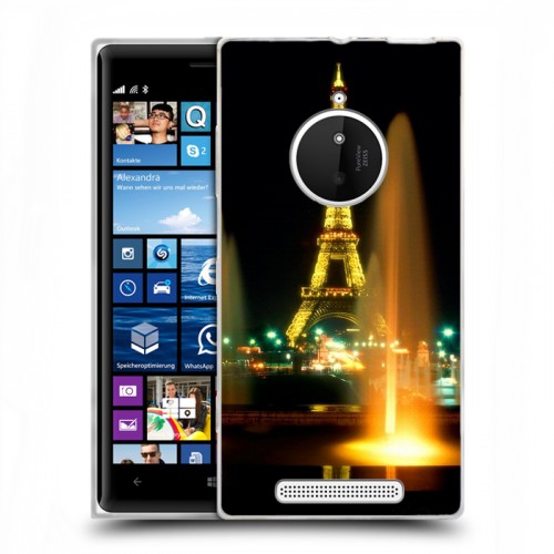 Дизайнерский пластиковый чехол для Nokia Lumia 830 Париж