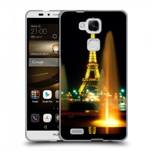 Дизайнерский силиконовый чехол для Huawei Ascend Mate 7 Париж