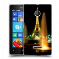 Дизайнерский пластиковый чехол для Microsoft Lumia 435 Париж