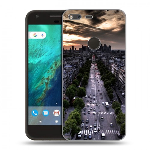 Дизайнерский пластиковый чехол для Google Pixel Париж
