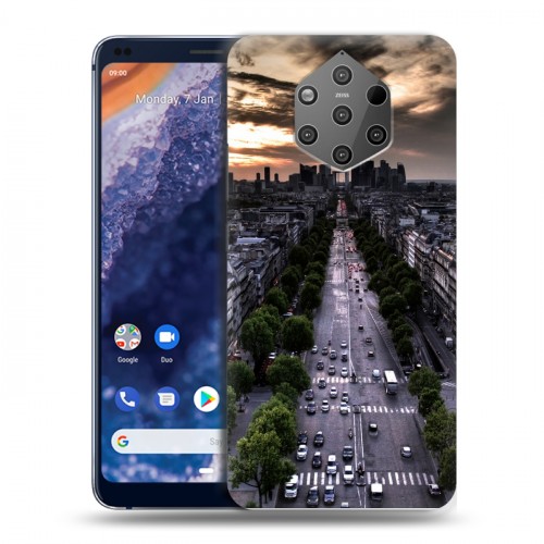 Дизайнерский силиконовый чехол для Nokia 9 PureView Париж