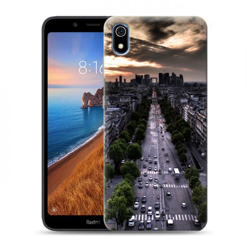 Дизайнерский силиконовый чехол для Xiaomi RedMi 7A Париж