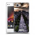 Дизайнерский пластиковый чехол для Sony Xperia L Париж