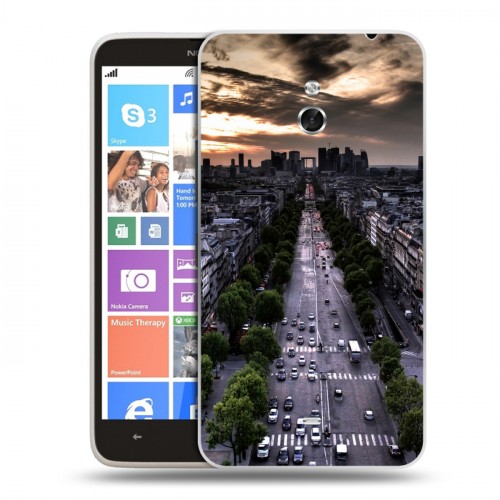 Дизайнерский пластиковый чехол для Nokia Lumia 1320 Париж
