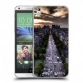 Дизайнерский пластиковый чехол для HTC Desire 816 Париж