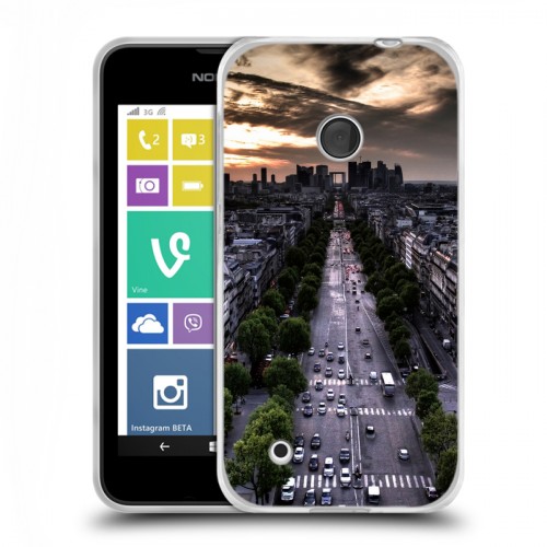 Дизайнерский пластиковый чехол для Nokia Lumia 530 Париж