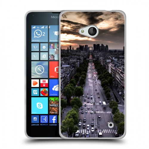 Дизайнерский пластиковый чехол для Microsoft Lumia 640 Париж