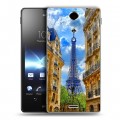 Дизайнерский пластиковый чехол для Sony Xperia TX Париж